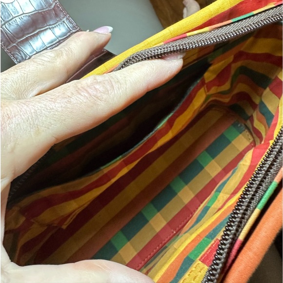 Brand New Brighton Straw w/ Faux Leather Trim and Straps - Brighton Logo Front - Picture 8 of 9